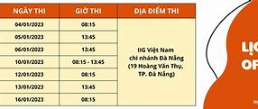 Lịch Toeic Iig